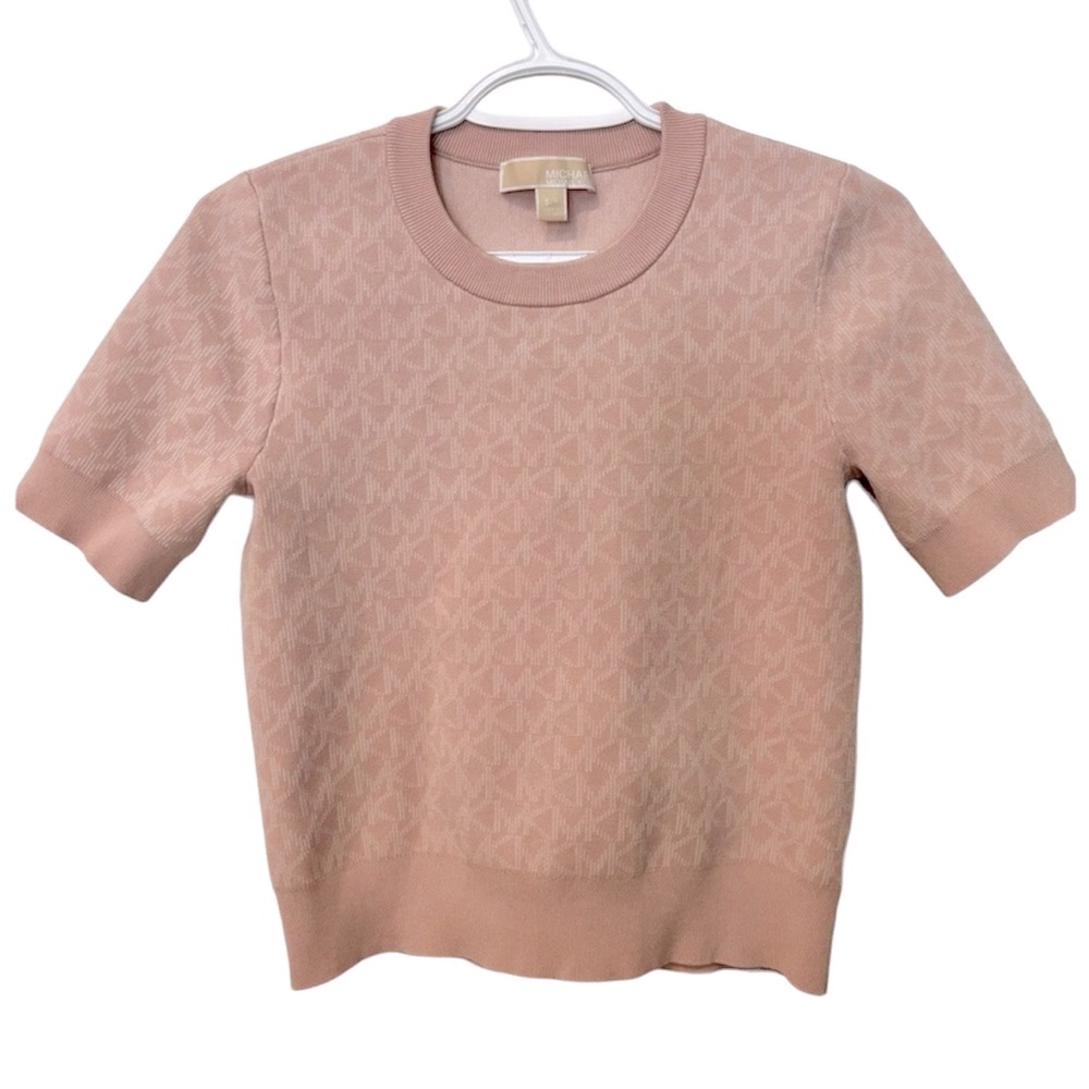 Michael Kors- top - super quality size Small pink with MK logo